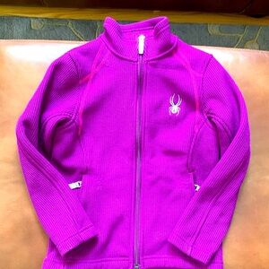 Spyder ski sweater purple